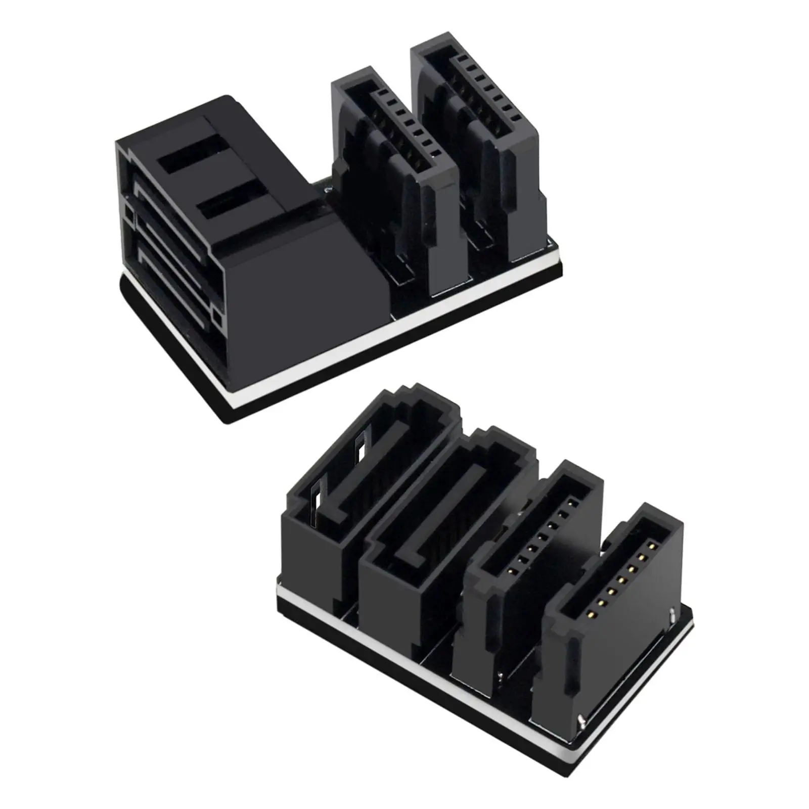 

Адаптер SATA, угловой преобразователь, 7-контактный штекер-гнездо для материнской платы