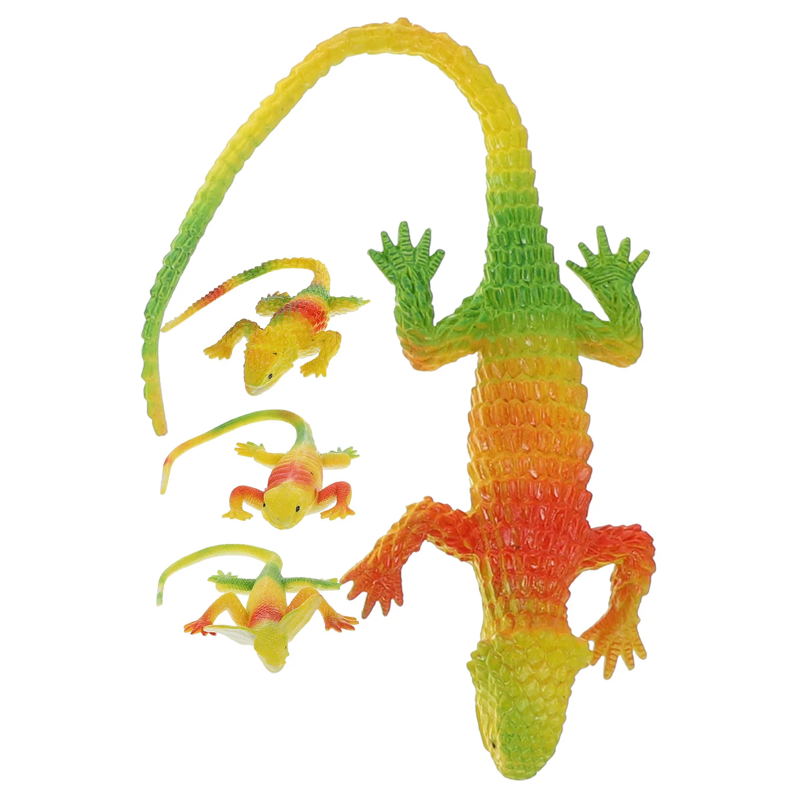 

4Pcs Fake Lizard Toys Lizard Models Lizard Ornaments Educational Lizard Toys