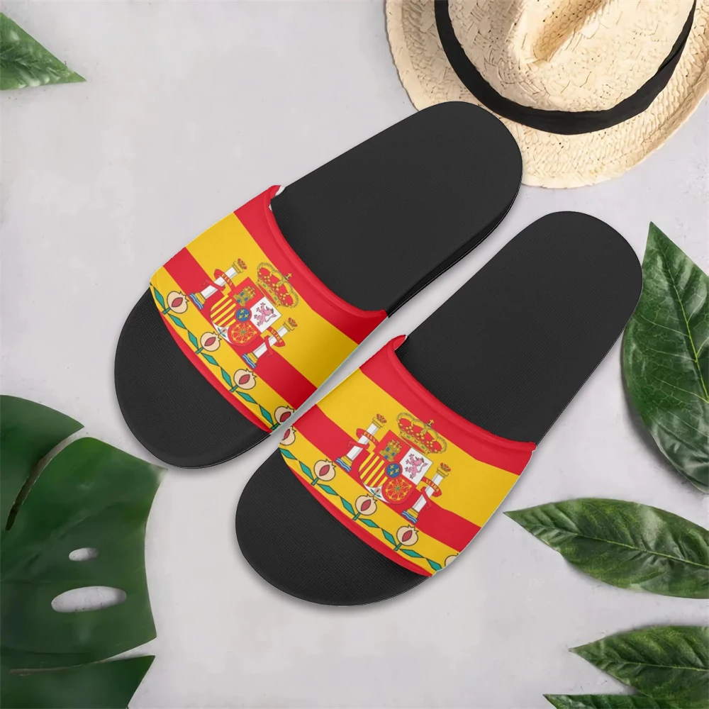 

Тапочки INSTANTARTS Imperio Español с испанским флагом, патриотические Тапочки для пар, ПВХ тапочки для мужчин, брендовые дизайнерские сандалии-слипоны