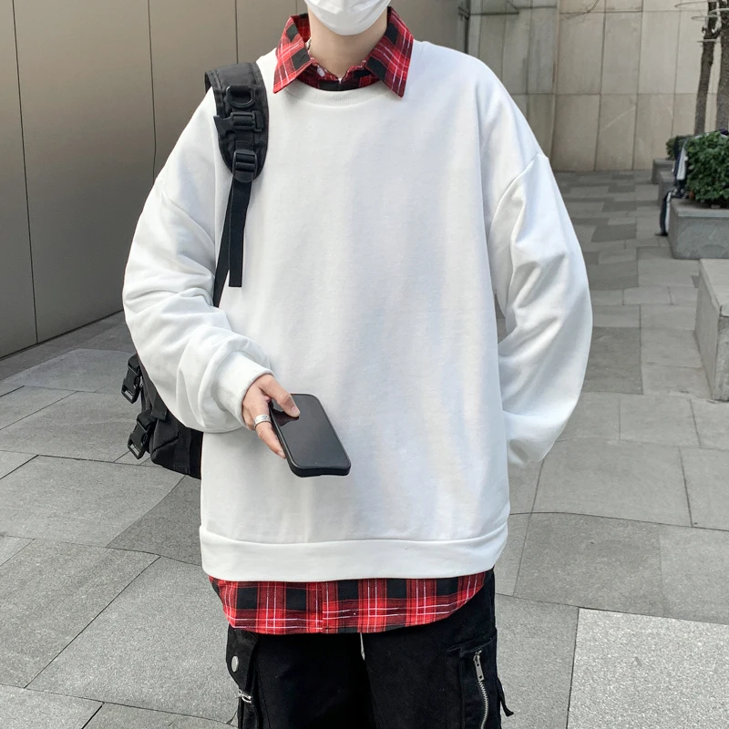 

Мужской свитер с воротником-рубашкой