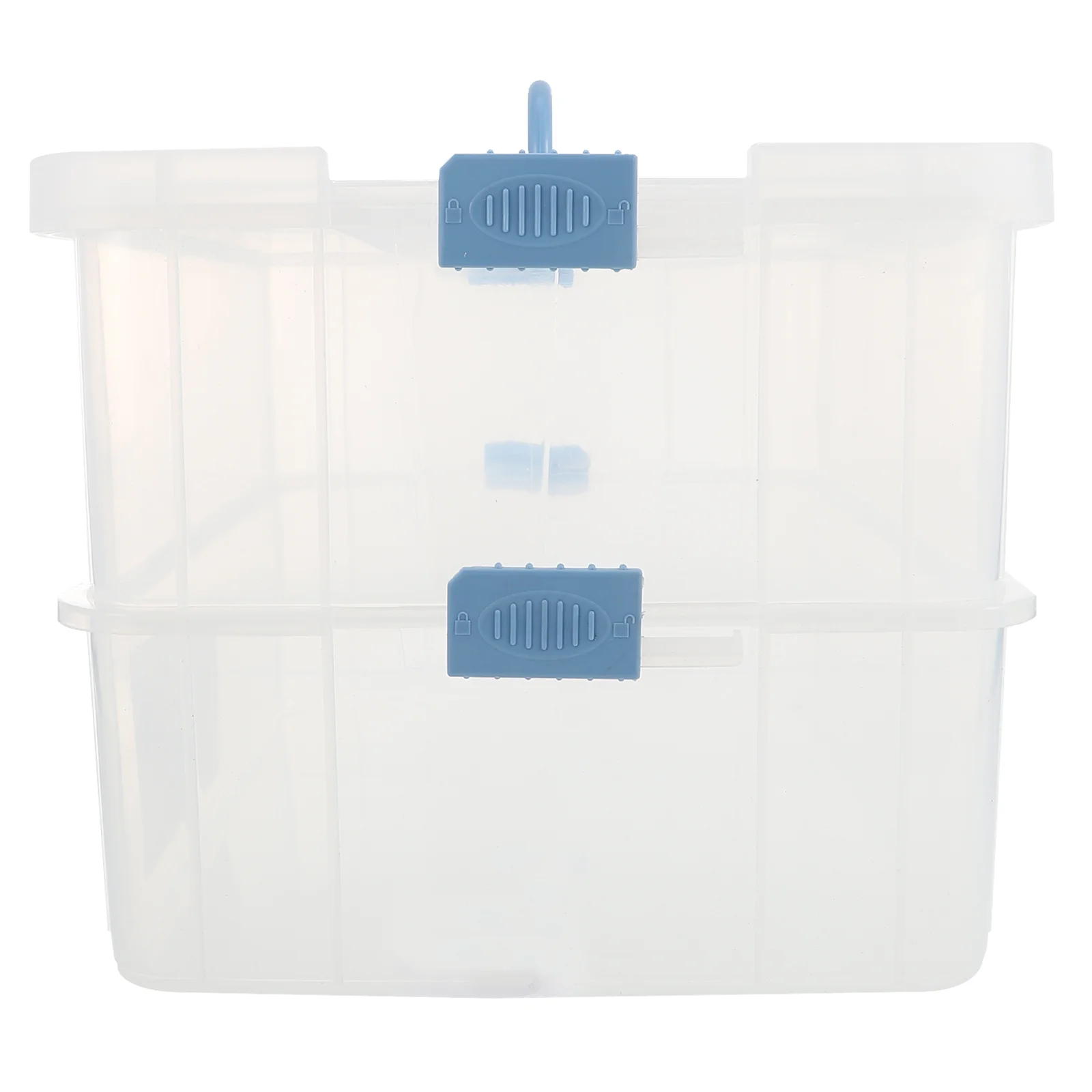 

Clear Plastic Containers Organizer Building Block Storage Case Craft Handle Home Sundries Small Toys Holder Transparent Child