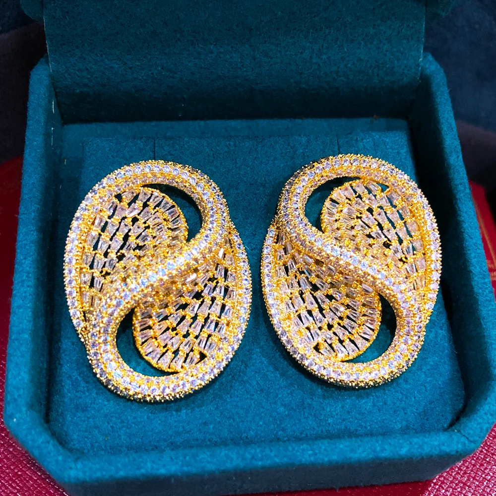 Missvikki Роскошные очаровательные трехцветные серьги для женщин свадебная