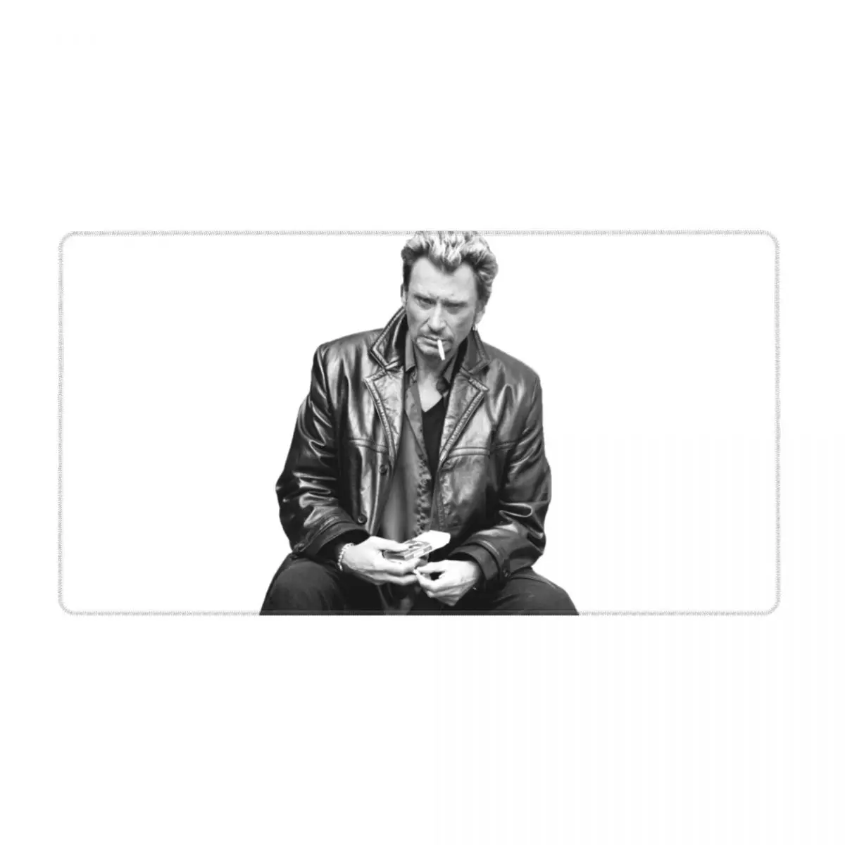 

Johnny Hallyday Rock Star Singer PC Mouse Mat Mousepad Large Gaming Printing Gamers Mouse pad