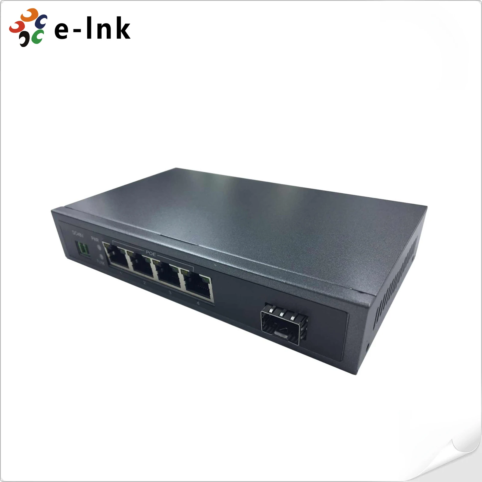 PoE Switch 10 100 1000M Gigabit Fiber To Copper Web-managed Power Over Ethernet Switch