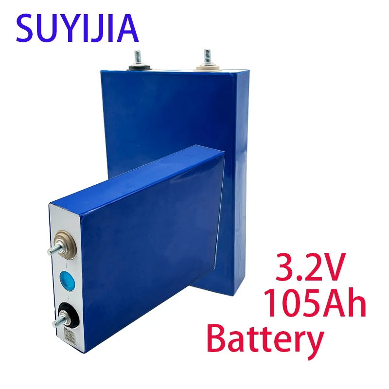 

Large monomer 3.2V 105Ah lithium iron phosphate DIY 12V 24V motorcycle electric vehicle solar inverter boat backup power battery