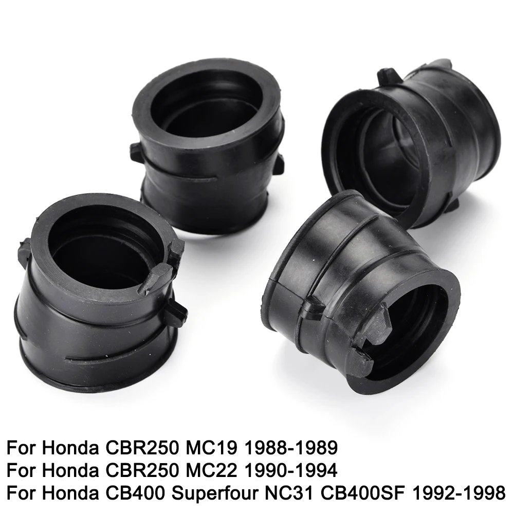 

Мотоцикл 4 шт. переходник карбюратора для Honda CB250 Hornet 250 1996-2008 CB 250 JADE CBR250 CBR 250 MC14 MC17 1986-1987