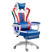 Computer Chair Adjustable Footrest Gaming Chair,Office Chair Furniture Home Live Gamer Chair, Swivel Armchair,ergonomic Chair
