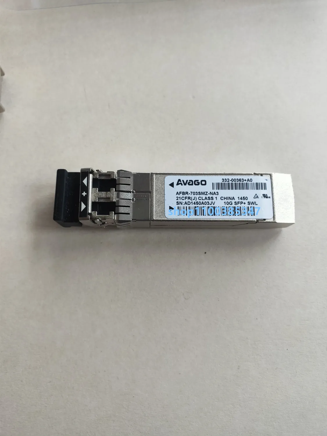 AVAGO AFBR-703SMZ-NA3/10G SFP+SWL/332-00363+A0/X6599A-R6/10G Multimode Dual Fiber Transceiver Module