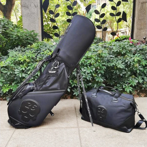 2023 New Golf Bag Skull 26 Black Golf stand Bag Package Boston Men Golf Pack Bag Outdoor Travel Sports Band Bag