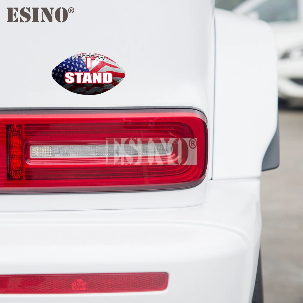 Я стоять США Америка национальный флаг декоративная наклейка мультфильм ПВХ