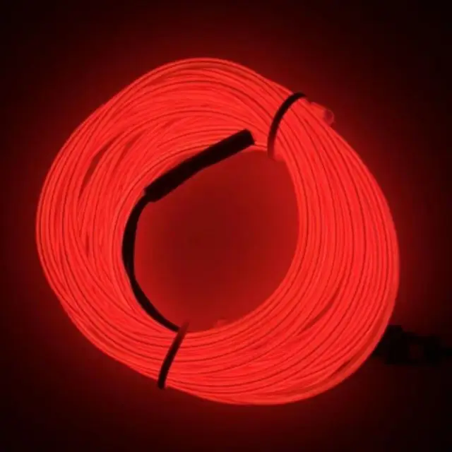 1m Car Interior Atmosphere Lighting LED Strip 5V DIY Flexible EL Cold Light Line Tube With USB Auto Decoration Ambient Lamp 2