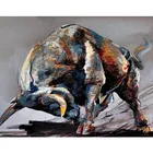 Картина по номерам на холсте медный бык, 40x50, 60x75 см, 40x50 см