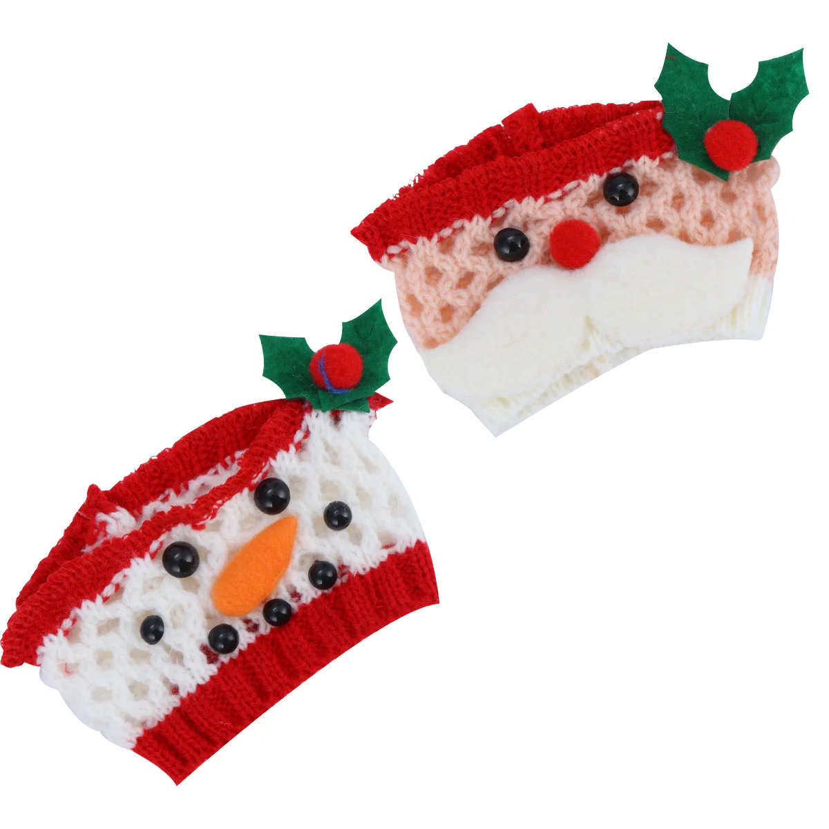 

2 Glass Covers Chic Delicate Glass Sleeves Goblet Sleeves for Party Home Christmas