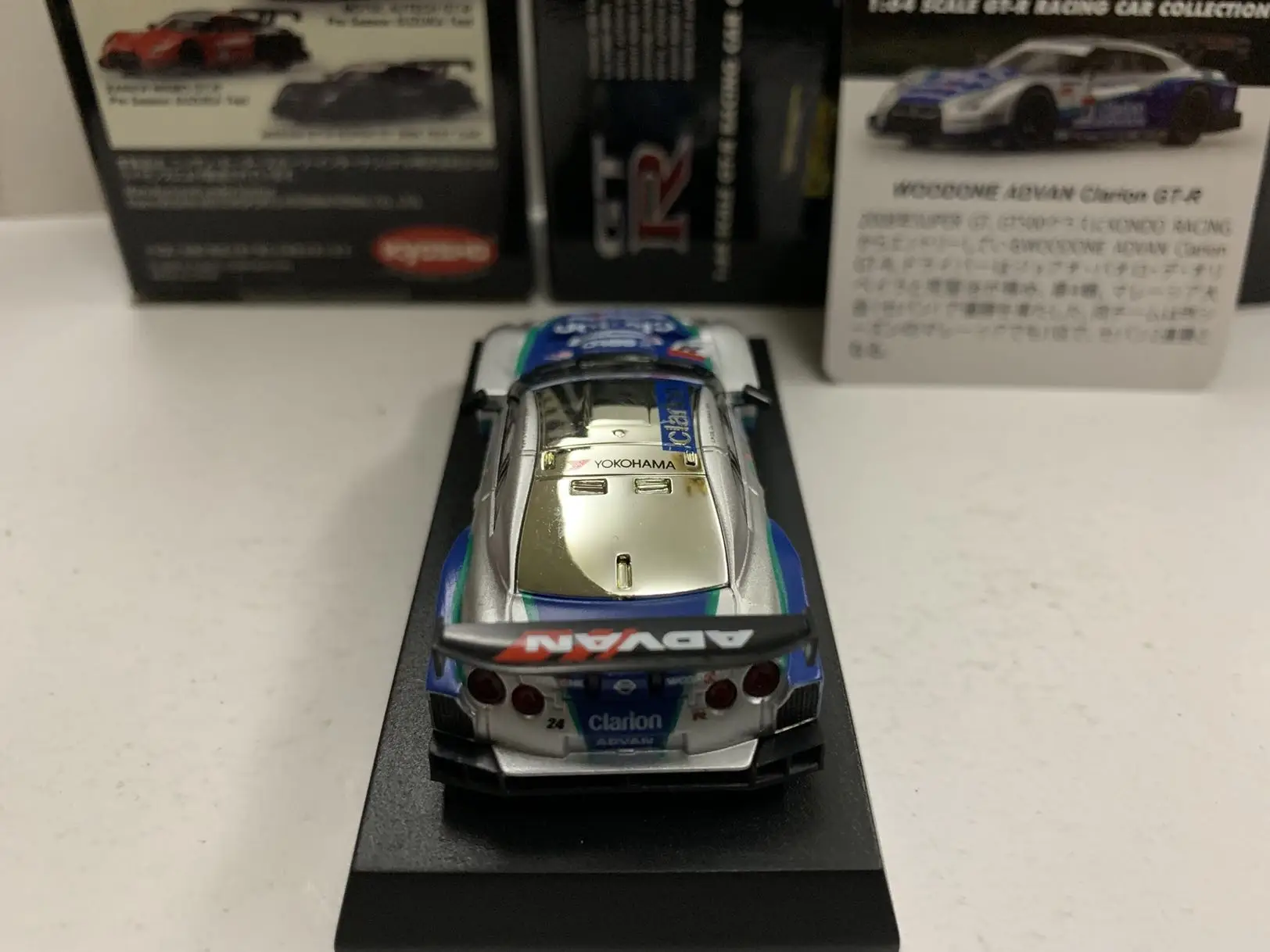 Kyosho 1/64 Woodone Clarion GT-R Коллекция литья под давлением имитация сплава модель