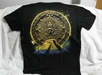 aztec calendar sun stone mayan mexico pyramid t shirt mens 100 cotton casual t shirts loose top size s 3xl