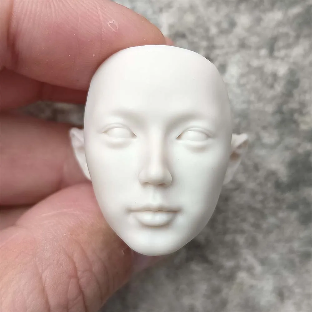 

1/6 Scale Asian Girl Beauty Jing Unpainted Face Model and Head Model for 12''Body DIY Accessories