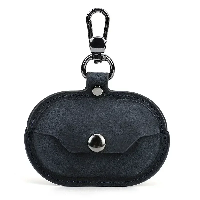 Чехол из натуральной кожи для наушников Sony Ambie Sound противоударный чехол зарядное