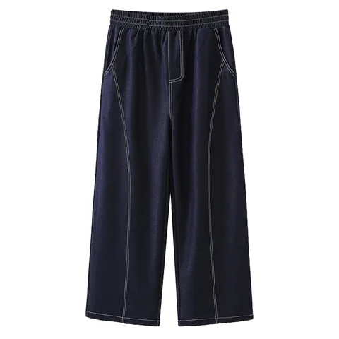 Женские прямые джинсы из лиоцелла больших размеров