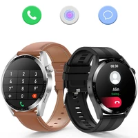 hk3 plus smart watch 1 36 inch large touch screen bluetooth compatible calls heart rate oxygen monitor smartwatch steel band