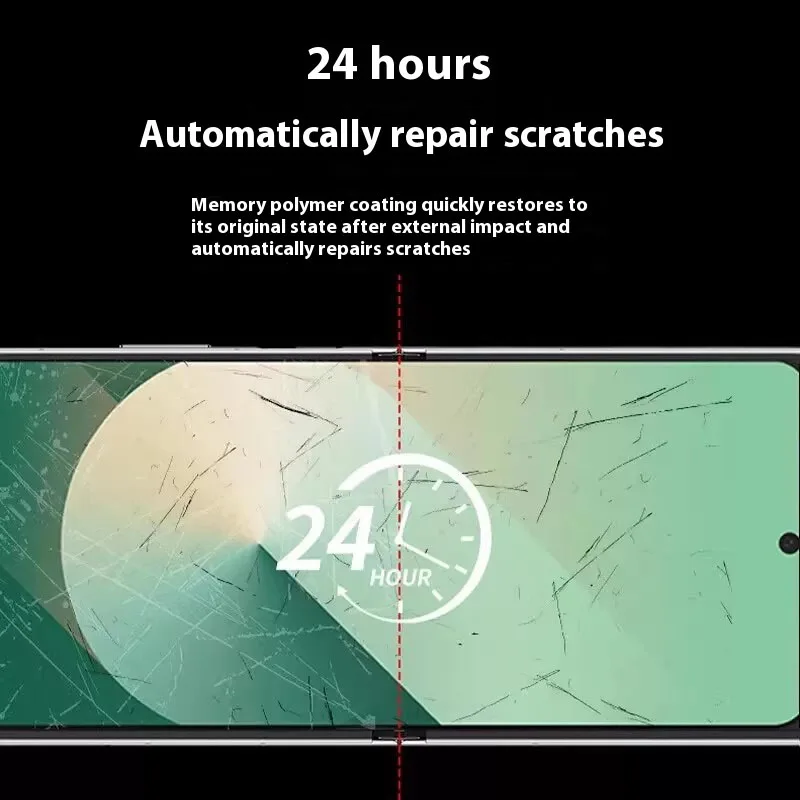 Фото 4 в 1 матовая гидрогелевая мягкая пленка из ТПУ для Xiaomi Mix Flip 2, внутренняя внутренняя внешняя наклейка на шарнир, защитная пленка для всего тела, Mix Flip №5