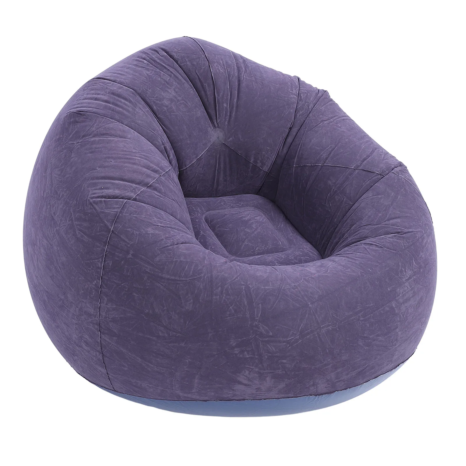 Надувное кресло для отдыха Флокирование ПВХ Портативный складной диван Blow Up