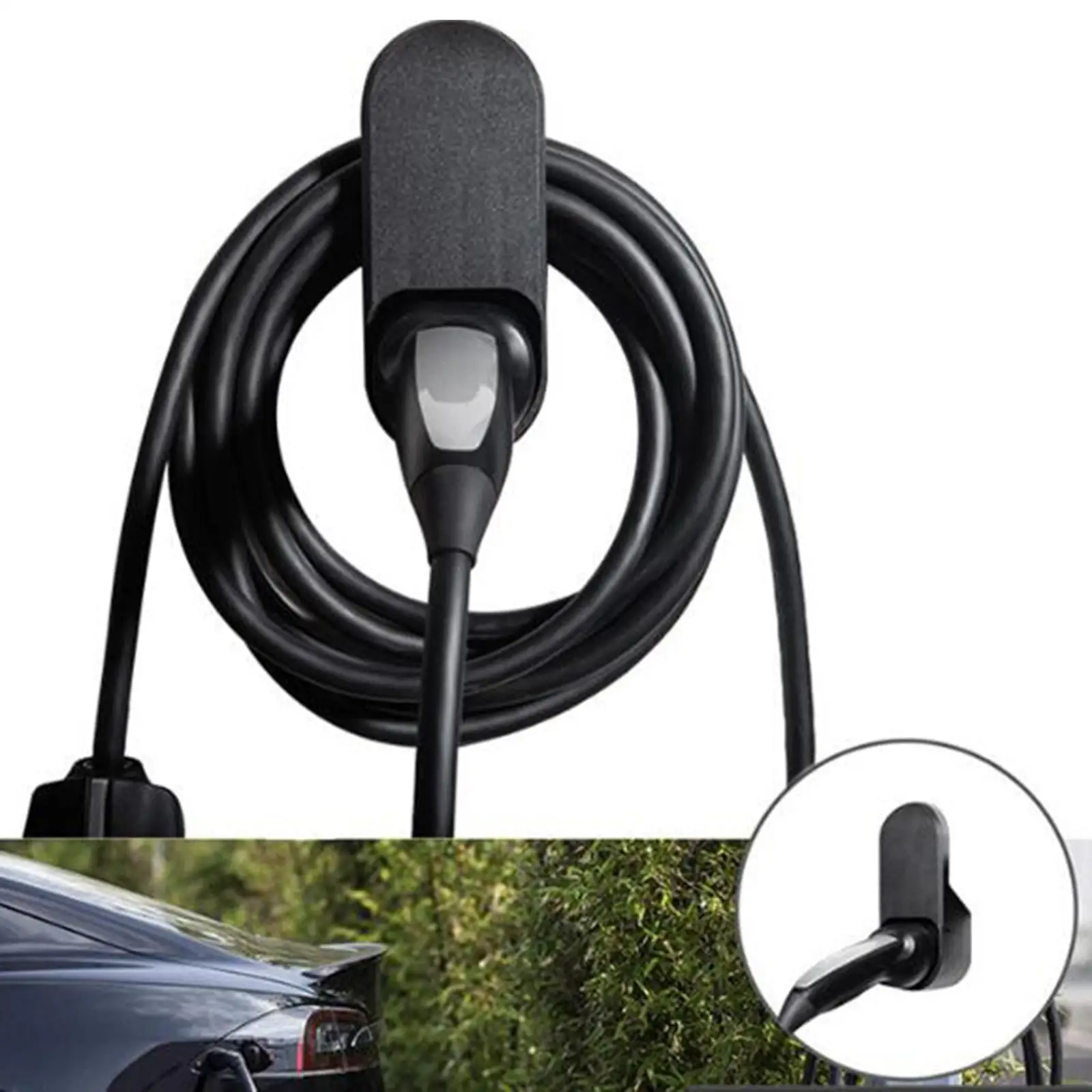 

Charger Wall Holder Mount Portable Cord Holder Cable Organizer for Tesla Model 3 Y S x