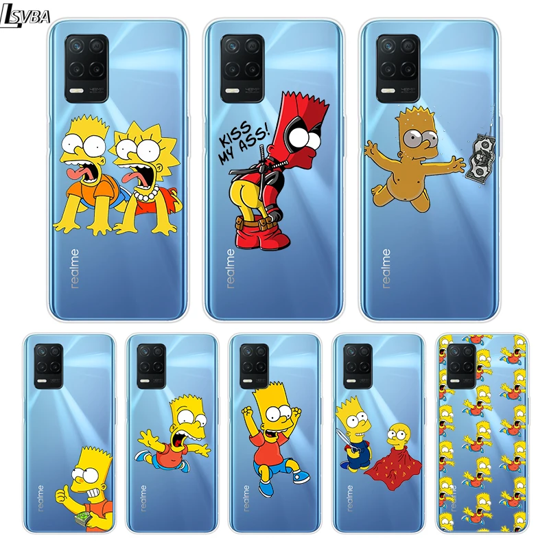 

The Simpsons Boy For Realme 8 8i V3 V5 GT Neo Flash Edition Explorer Master Neo2 Narzo 30 50i 50A V15 Phone Case