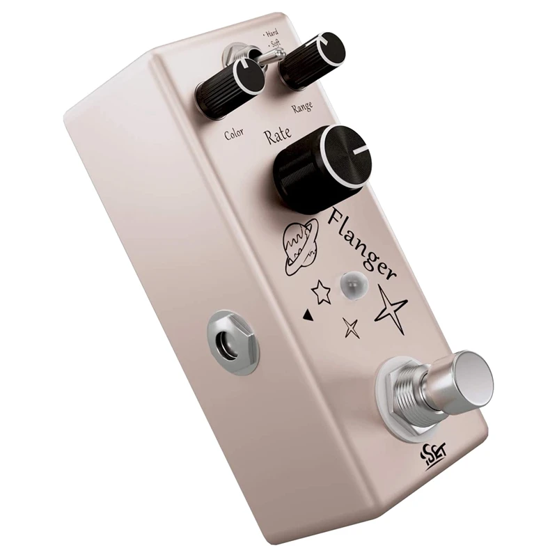 ISET аналоговая педаль Flanger для электрогитары бас True Bypass