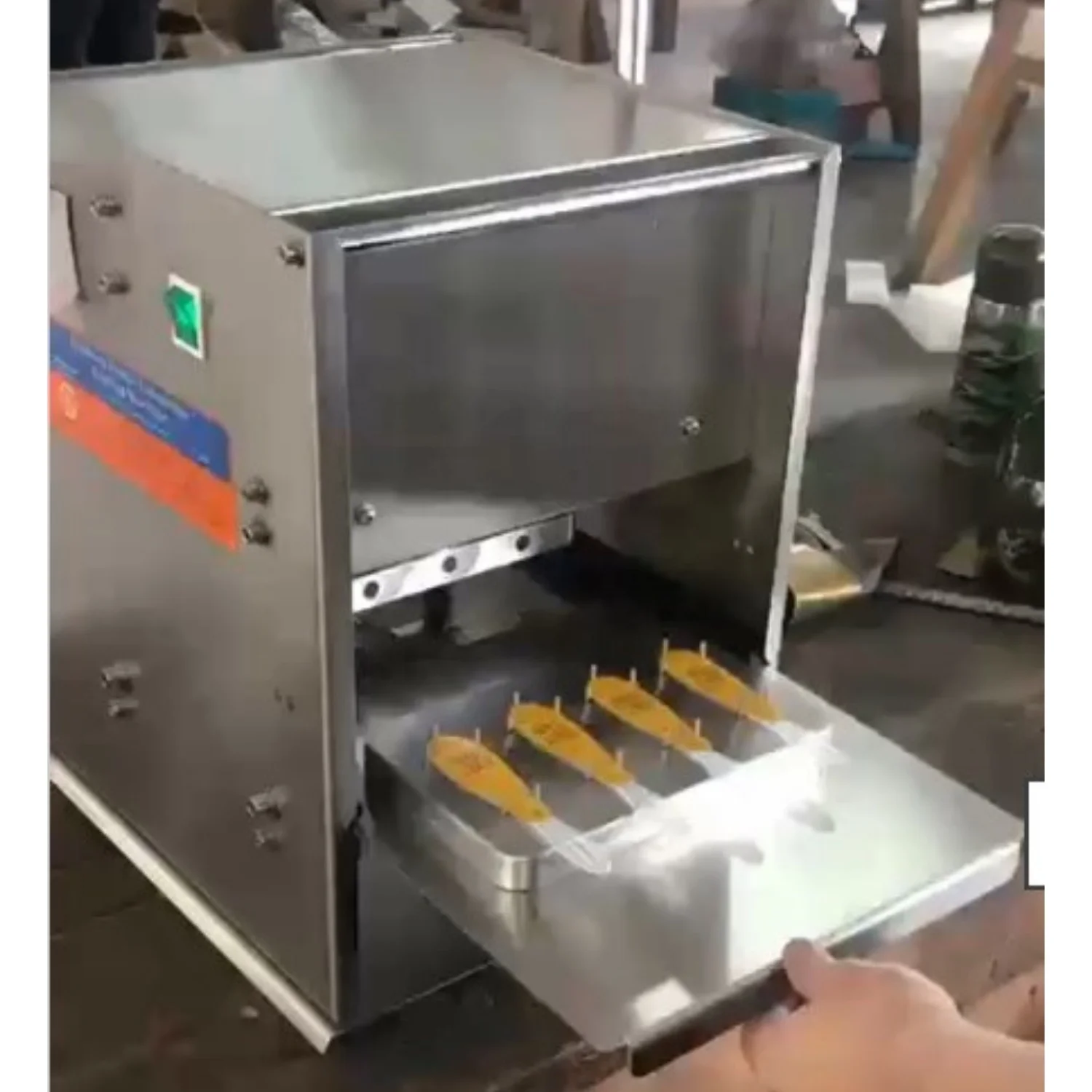 

Plastic PP honey spoon Manual sealing machine packing machine