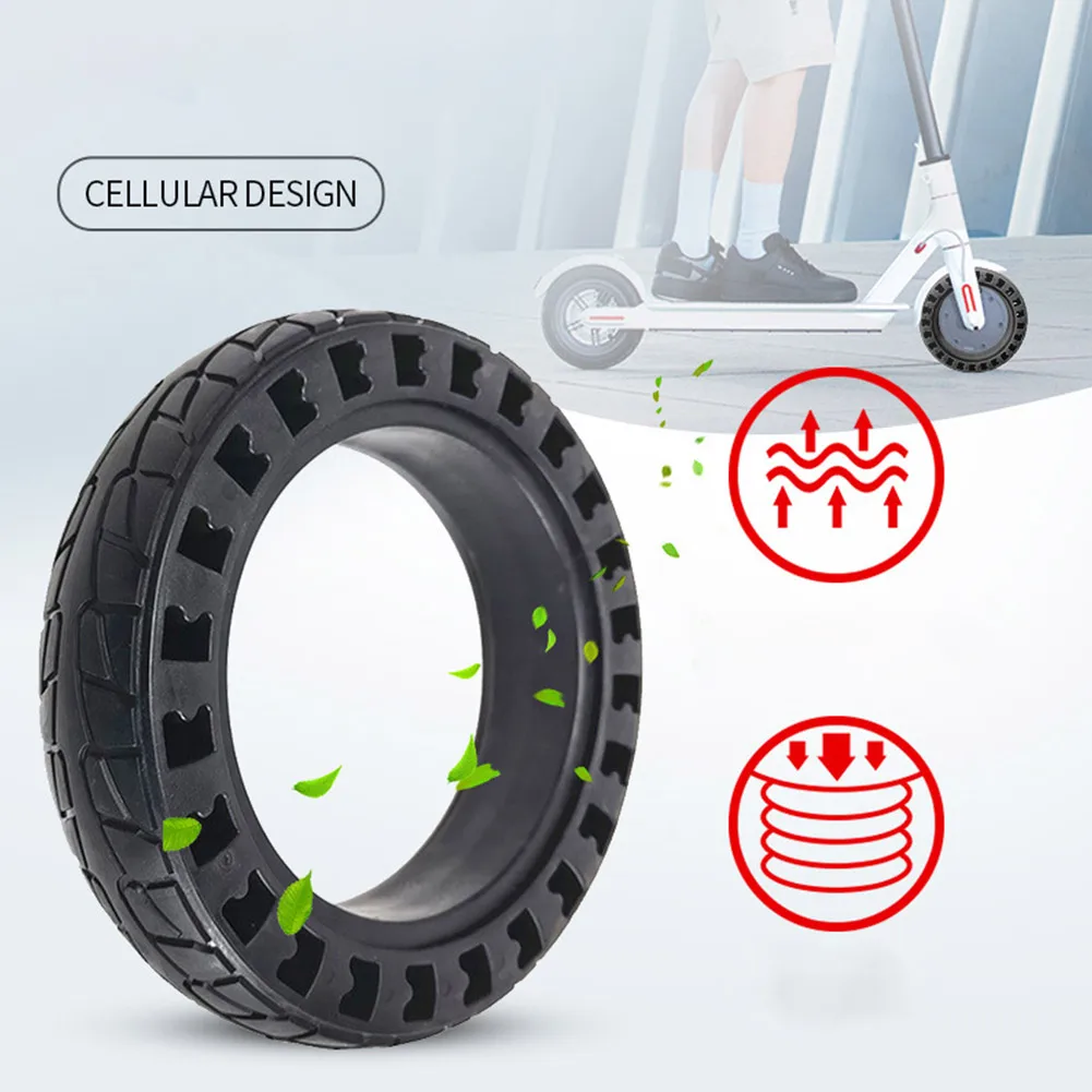 

10x2.125 Electric Scooter Solid Tire 10 Inch Puncture-Proof Anti-Slip Tire For NINEB0T Scooter Replacement Tires Scooters Parts