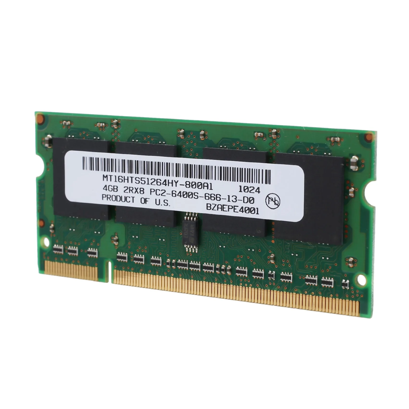 Оперативная память для ноутбука 4 Гб DDR2 800 МГц PC2 6400 SODIMM 2RX8 200 Контактов для Intel AMD память для ноутбука