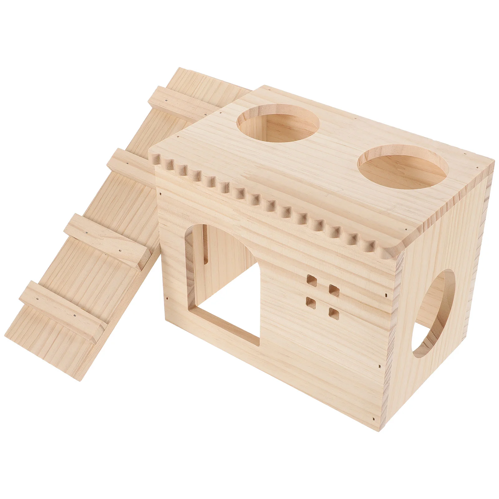 

Wooden Hamster House Guinea House Hamster Sleeping House Small Pets Hideout