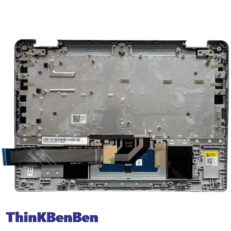 Английская и серая клавиатура верхний корпус подставка для рук чехол Lenovo Ideapad Flex 3