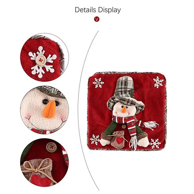 Рождественские украшения наволочки декоративная квадратная наволочка 16x16