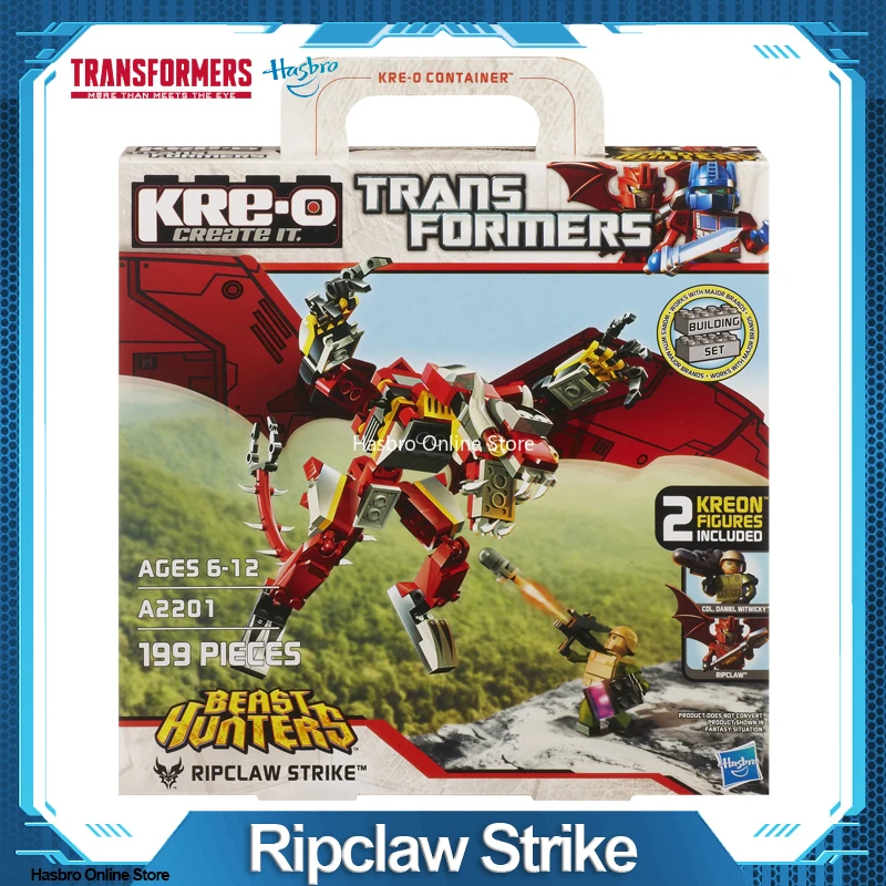 

Hasbro KRE-O Transformers Prime Beast Hunters 2-in-1 Ripclaw Strike Set Age 6-12 199 Pieces (A2201)