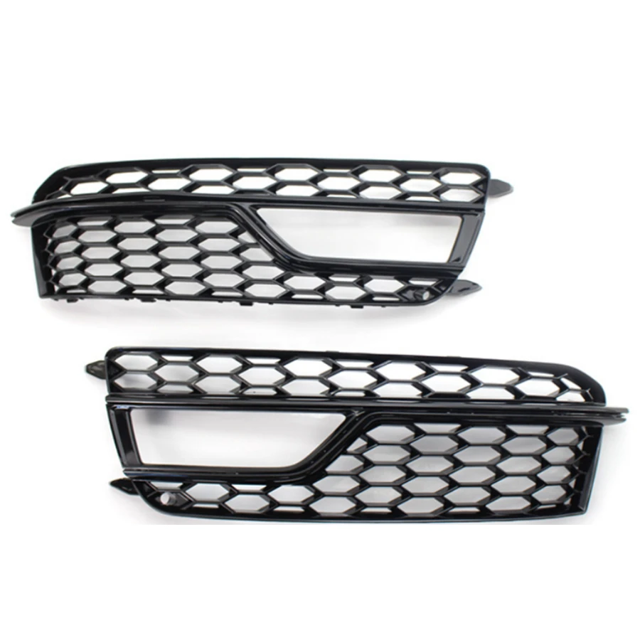 

Fit for Audi A5 B8.5 2013 2014 2015 2016 1 Pair Fog Light Lamp Grille Frame Cover Front Bumper Trim 8T0807681K01C/8T0807682K01C