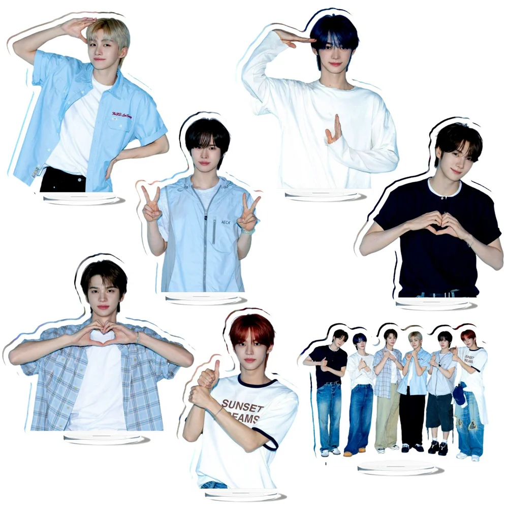 Фото Акриловая фигурка-стенд для косплея группы 10CM Boys, SHINYU DOHOON YOUNGJAE HANJIN JIHOON KYUNGMIN, двусторонняя подставка, подарок для фанатов. №2