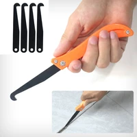 tile gap hook knife repair tool removal old grout for floor wall finisher cement cleaning hand tool kit collator sealant remove