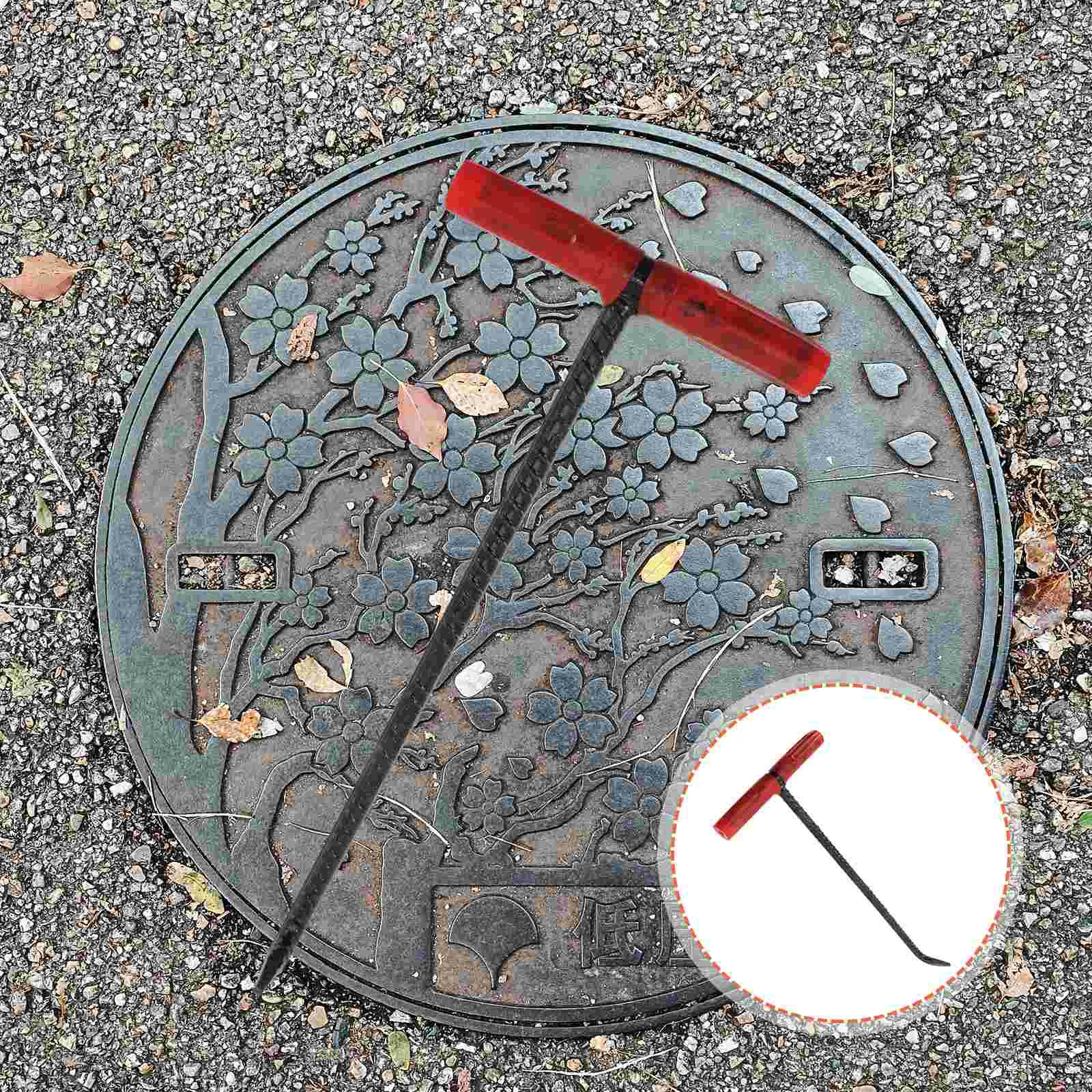 

Septic Tank Covers Sewer Manhole Hook Sticky Hooks Hanging Heavy Duty Lifting Tool