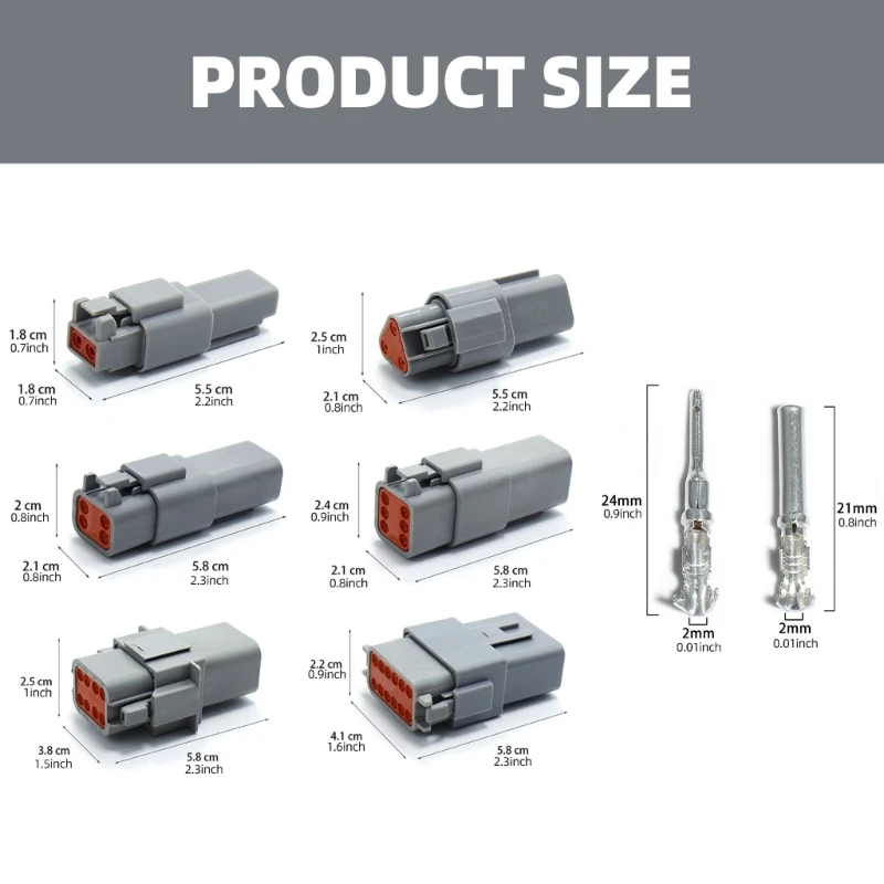Y1UD Набор электрических соединений 2-контактный набор водонепроницаемых розеток