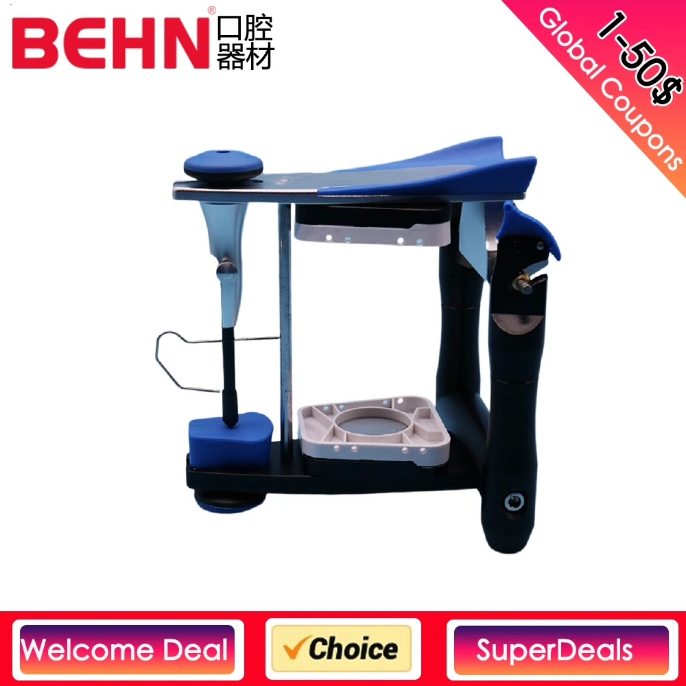 

Dental Jaw Frame Adjustable Denture Articulator Full Mouth Anatomical Articular Bearing Adjustable Magnetic Articulator Lab Tool