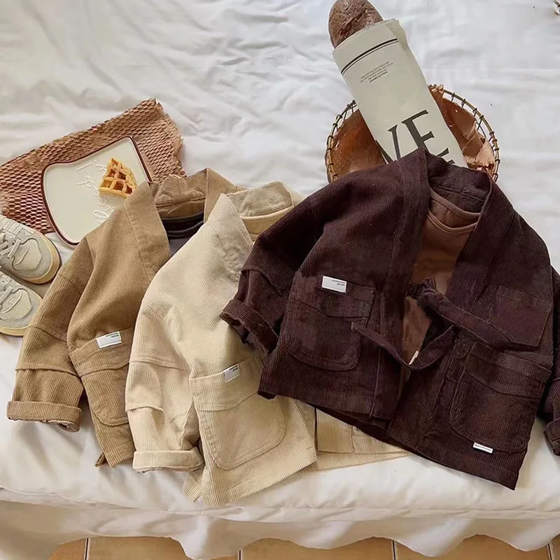 

Boys Jackets Children's Clothing Baby Toddler Boy Clothes Long Sleeves Autumn Casual Jacket Coat Children Loose Tops