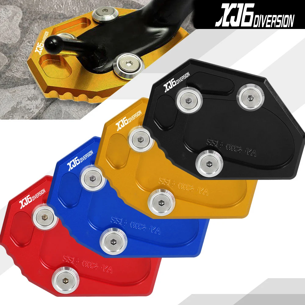 

Motorcycle Side Stand Enlarger Sled Sidestand Kickstand Foot Pad FOR YAMAHA XJ6 Diversion ABS XJ6Diversion F 2009-2014 2015 2016