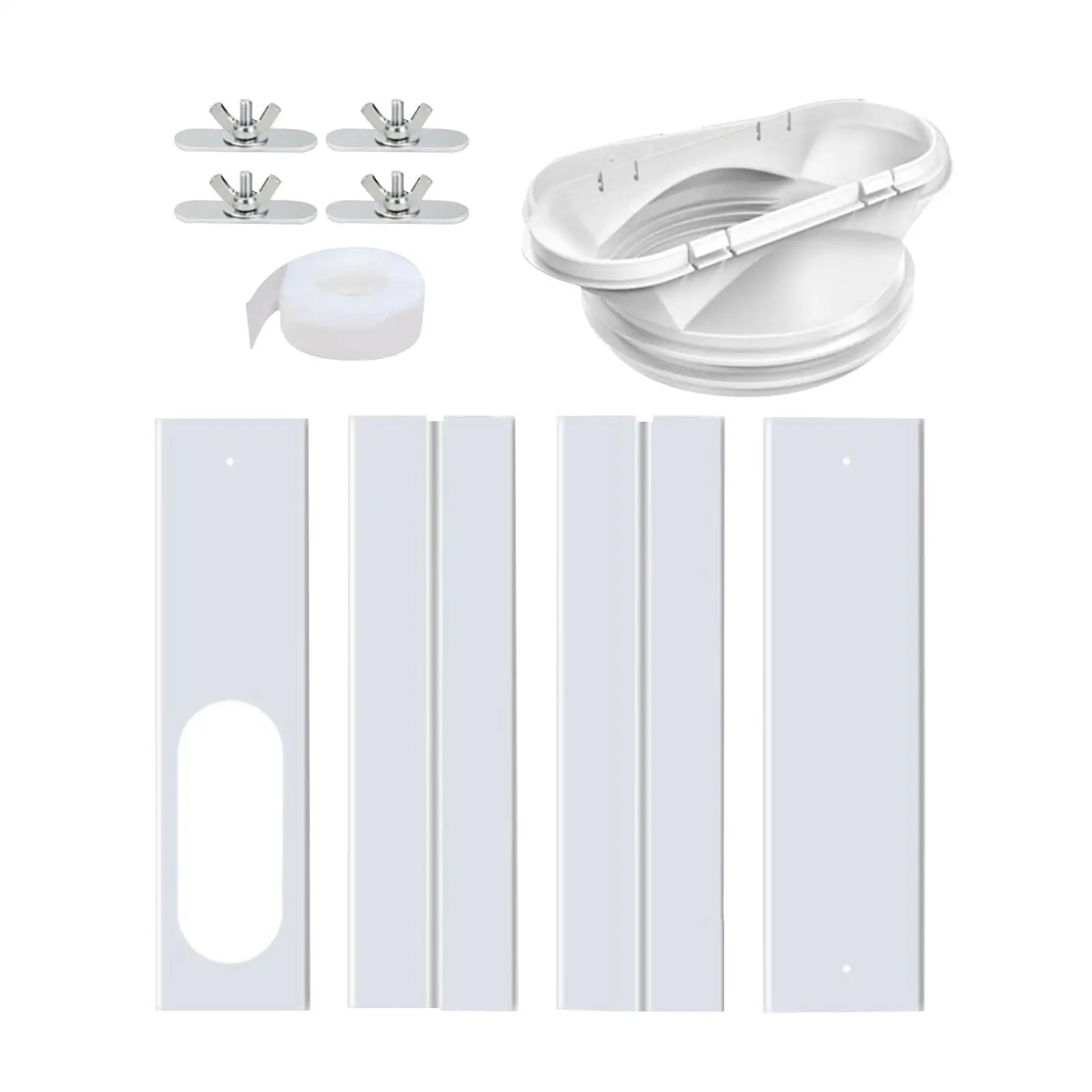 

Портативный оконный комплект для кондиционера, устанавливается на вытяжной шланг, для дома