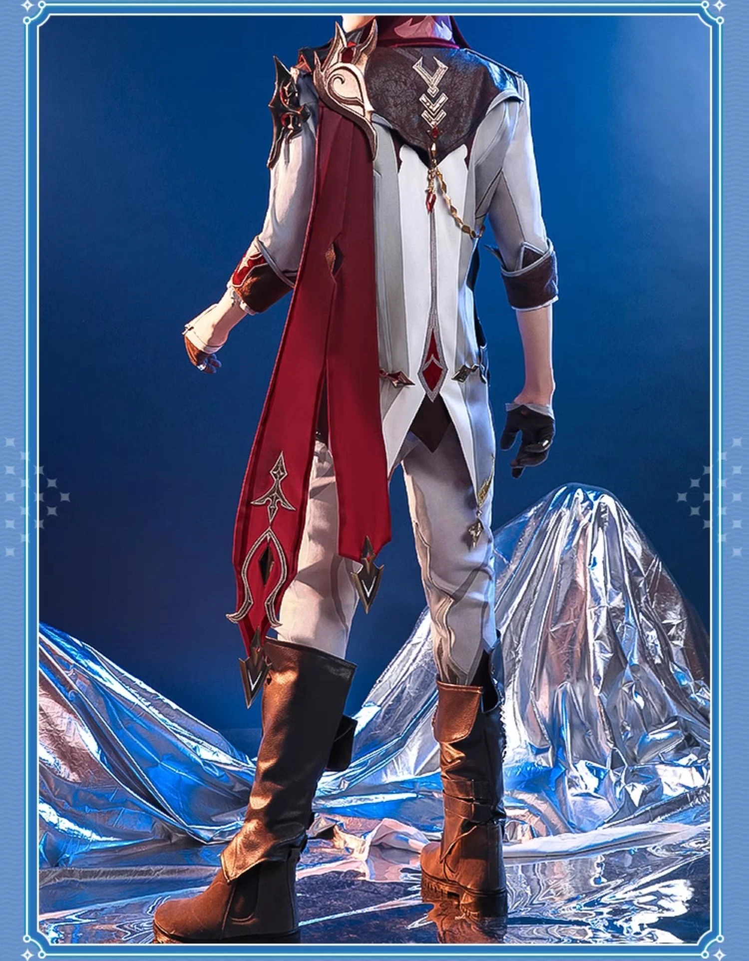 Genshin Impact Косплей Tartaglia Костюм Рождественская униформа для ролевых игр Наборы