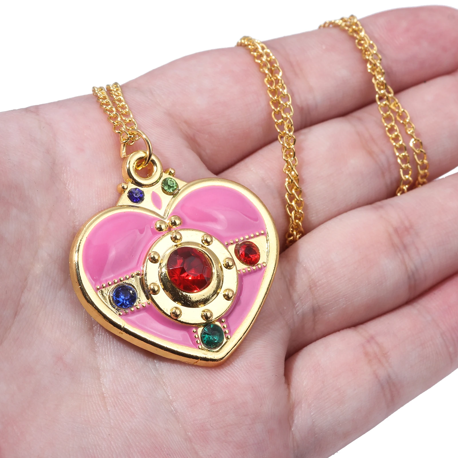 Аниме Нимфа Сейлор Мультфильм Персонаж Кулон Ожерелье Унисекс Мода Цинковый