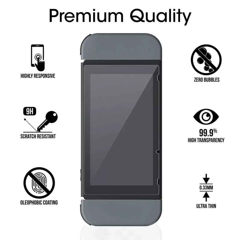

2022 trend for Nintendo Switch NS Tempered Glass Screen Protector 9H Hardness Glass for Nintendos Switch Lite/NS OLED Screen Fil
