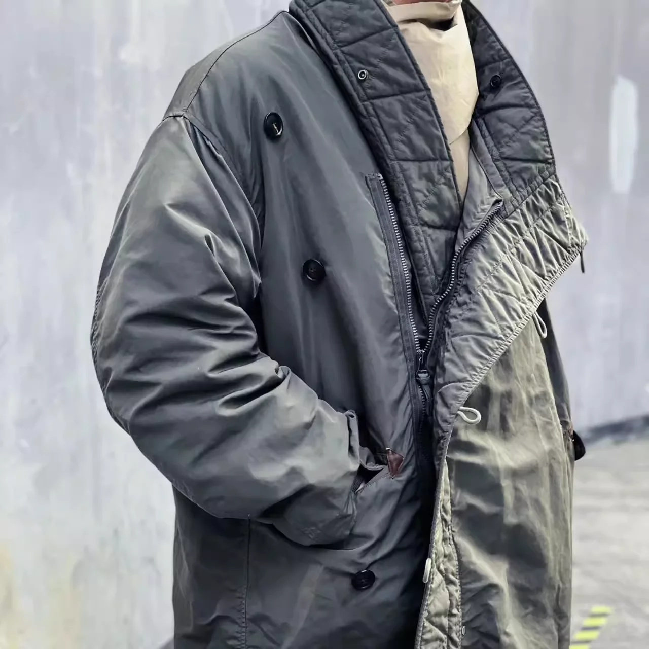 Тибетский халат VISVIM хлопковое пальто