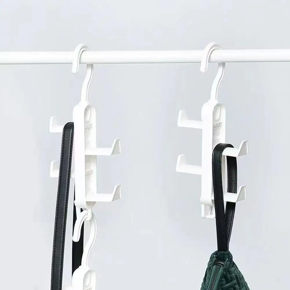 Вешалка для хранения сумок U1P9 без следов с перфорированным крючком одежды