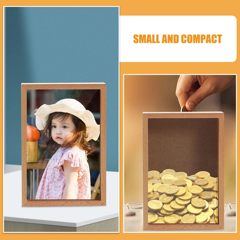 2 шт. копилка банка для денег прозрачная взрослых домашний декор домашняя